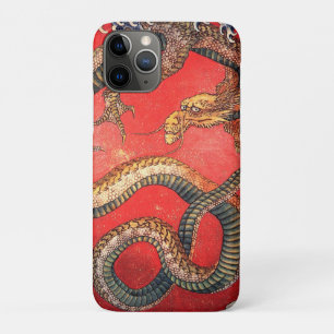 Hokusai Draak Japanse Vintage Katsushika Hokusai Case-Mate iPhone Case