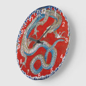 Hokusai , “ Dragon ”、信州小布施 東町祭屋台天井絵『 龍図 』 Grote Klok (Hoek)