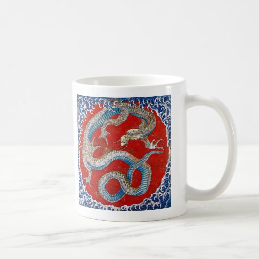HOKUSAI , “ Dragon ”、『龍図』 Koffiemok (Rechts)