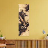 Hokusai Dragon Canvas Afdruk (Insitu (Woonkamer))