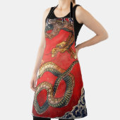 Hokusai Dragon, Japan Kunst Schort (Insitu)