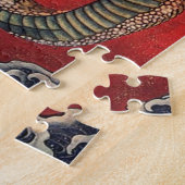 Hokusai Dragon Japanse Vintage Katsushika Hokusai Legpuzzel (Zijkant)
