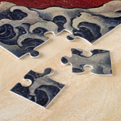 Hokusai Dragon Japanse Vintage Katsushika Hokusai Legpuzzel (Zijkant)