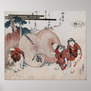Hokusai - Een Schaalmatchingsgame Met Genroku Poster