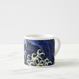 Hokusai Feminine Wave Japan Fine Art Espresso Kop