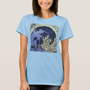 Hokusai Feminine Wave Japan  Fine Art T-shirt