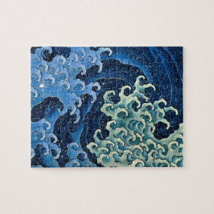 Hokusai Feminine Wave Japan Oceaan Legpuzzel