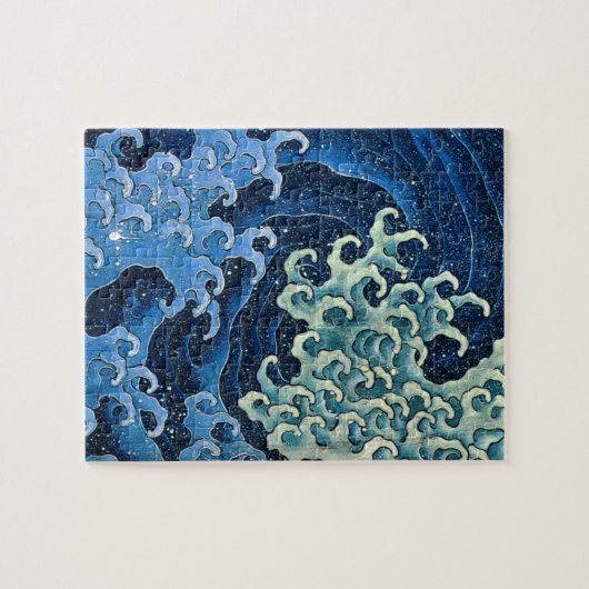 Hokusai Feminine Wave Japan  Oceaan Legpuzzel (Horizontaal)