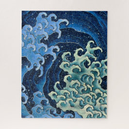 Hokusai Feminine Wave Japan  Oceaan Legpuzzel