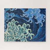 Hokusai Feminine Wave Japan  Oceaan Legpuzzel (Horizontaal)