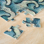 Hokusai Feminine Wave Japan  Oceaan Legpuzzel (Zijkant)