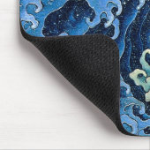 Hokusai Feminine Wave Japan  Oceaan Muismat (Hoek)