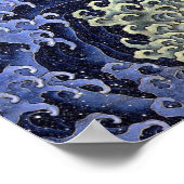 Hokusai Feminine Wave Japanese Poster (Hoek)