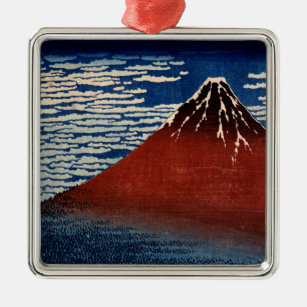 Hokusai - Fine Wind, Clear Morning Metalen Ornament