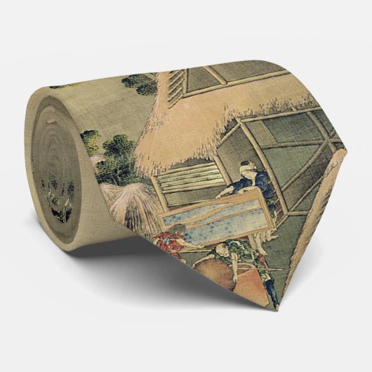 Hokusai - Fox Wedding Stropdas (Opgerold)