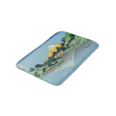 Hokusai - Fuji reflecteert in het meer van Kawaguc Badmat (Gekanteld)