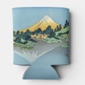 Hokusai - Fuji reflecteert in het meer van Kawaguc Blikjeskoeler (Achterkant)