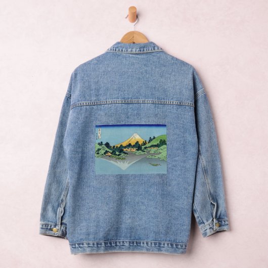 Hokusai - Fuji reflecteert in het meer van Kawaguc Denim Jacket (Hangar)