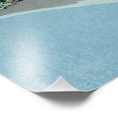 Hokusai - Fuji reflecteert in het meer van Kawaguc Foto Afdruk (Hoek)