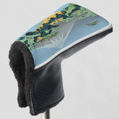Hokusai - Fuji reflecteert in het meer van Kawaguc Golfheadcover (3/4 voorkant)