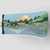 Hokusai - Fuji reflecteert in het meer van Kawaguc Golfheadcover (Voorkant)