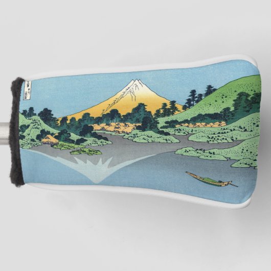 Hokusai - Fuji reflecteert in het meer van Kawaguc Golfheadcover (Voorkant)