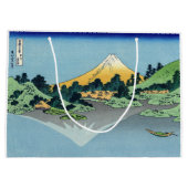 Hokusai - Fuji reflecteert in het meer van Kawaguc Groot Cadeauzakje (Achterkant)