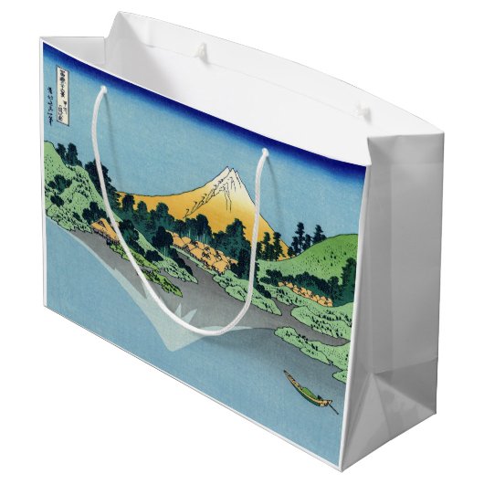 Hokusai - Fuji reflecteert in het meer van Kawaguc Groot Cadeauzakje (Achterkant Gekanteld)