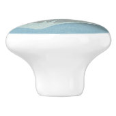 Hokusai - Fuji reflecteert in het meer van Kawaguc Keramische Knop (Zijkant)