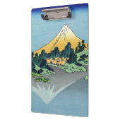 Hokusai - Fuji reflecteert in het meer van Kawaguc Klembord (Links)