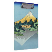 Hokusai - Fuji reflecteert in het meer van Kawaguc Klembord (Rechts)