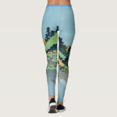 Hokusai - Fuji reflecteert in het meer van Kawaguc Leggings (Achterkant)