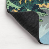 Hokusai - Fuji reflecteert in het meer van Kawaguc Muismat (Hoek)