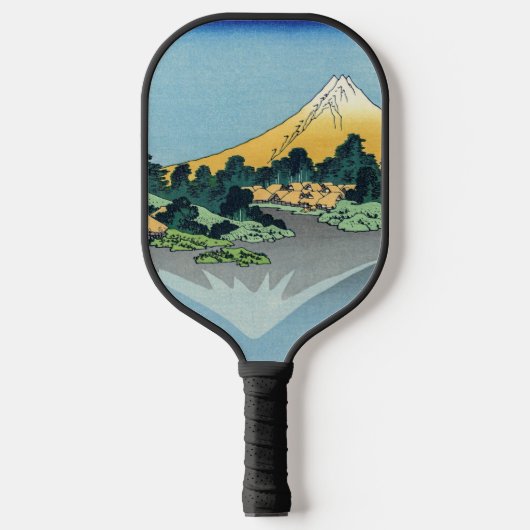 Hokusai - Fuji reflecteert in het meer van Kawaguc Pickleball Paddle (Voorkant)