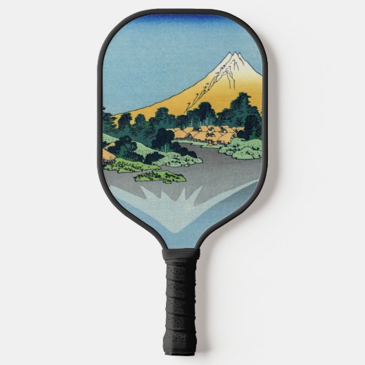 Hokusai - Fuji reflecteert in het meer van Kawaguc Pickleball Paddle (Achterkant)