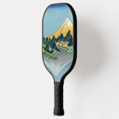 Hokusai - Fuji reflecteert in het meer van Kawaguc Pickleball Paddle (Links)