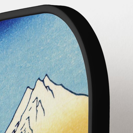 Hokusai - Fuji reflecteert in het meer van Kawaguc Pickleball Paddle (Links Detail)