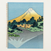 Hokusai - Fuji reflecteert in het meer van Kawaguc Planner (Voorkant)
