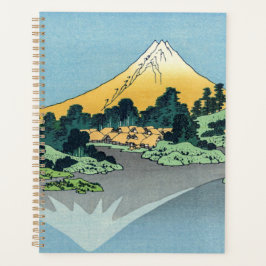 Hokusai - Fuji reflecteert in het meer van Kawaguc Planner