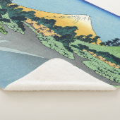 Hokusai - Fuji reflecteert in het meer van Kawaguc Sherpa Deken (3/4)