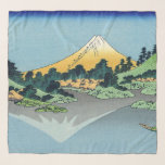 Hokusai - Fuji reflecteert in het meer van Kawaguc Sjaal<br><div class="desc">De berg Fuji reflecteert in het meer van Kawaguchi,  gezien vanuit de Misaka-pas in de provincie Kai - Een van de zesendertig Uitzichten van de berg Fuji - Katsushika Hokusai,  1830-1832</div>