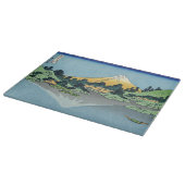 Hokusai - Fuji reflecteert in het meer van Kawaguc Snijplank (Hoek)