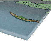 Hokusai - Fuji reflecteert in het meer van Kawaguc Snijplank (Hoek)