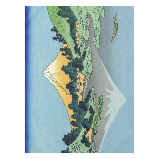 Hokusai - Fuji reflecteert in het meer van Kawaguc Tafelkleed (Voorkant)