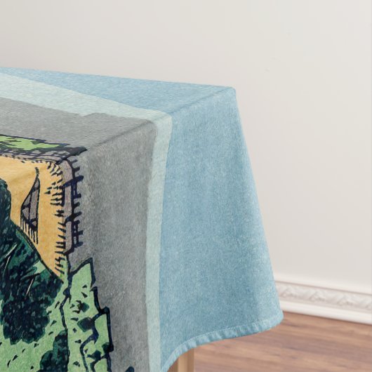 Hokusai - Fuji reflecteert in het meer van Kawaguc Tafelkleed (Voorbeeld)