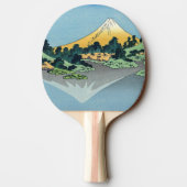 Hokusai - Fuji reflecteert in het meer van Kawaguc Tafeltennisbatje (Achterkant)