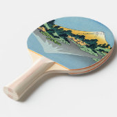 Hokusai - Fuji reflecteert in het meer van Kawaguc Tafeltennisbatje (Voorkant Gekanteld)