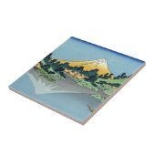 Hokusai - Fuji reflecteert in het meer van Kawaguc Tegeltje (Zijkant)