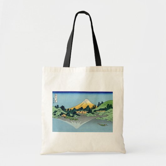 Hokusai - Fuji reflecteert in het meer van Kawaguc Tote Bag (Voorkant)