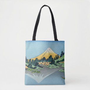 Hokusai - Fuji reflecteert in het meer van Kawaguc Tote Bag